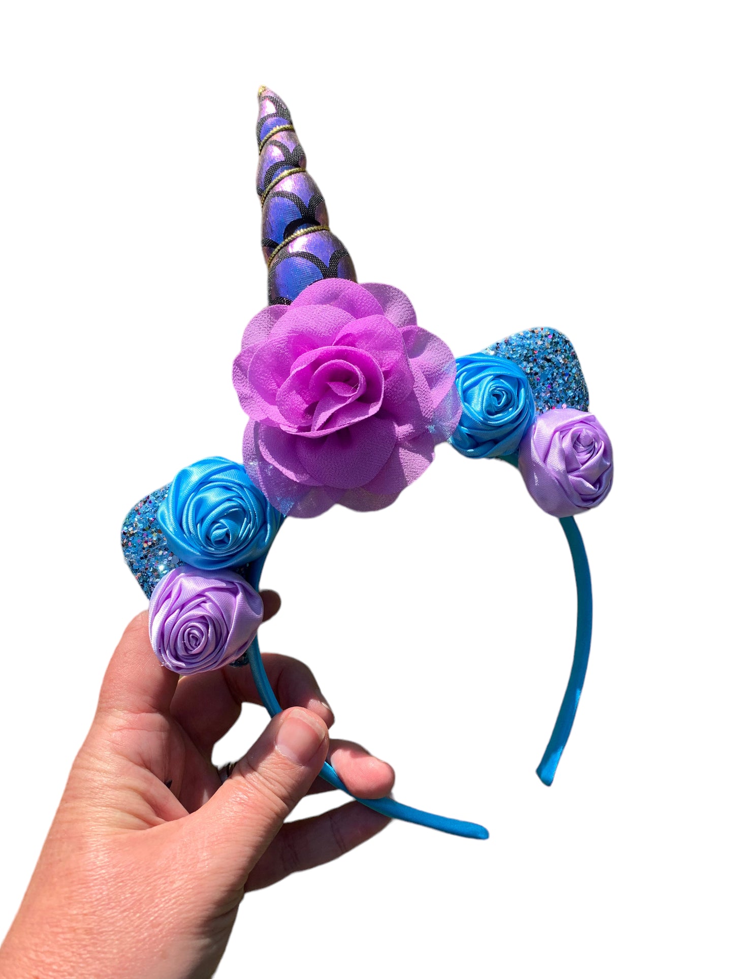 *Purple Mermaid Unicorn Headband