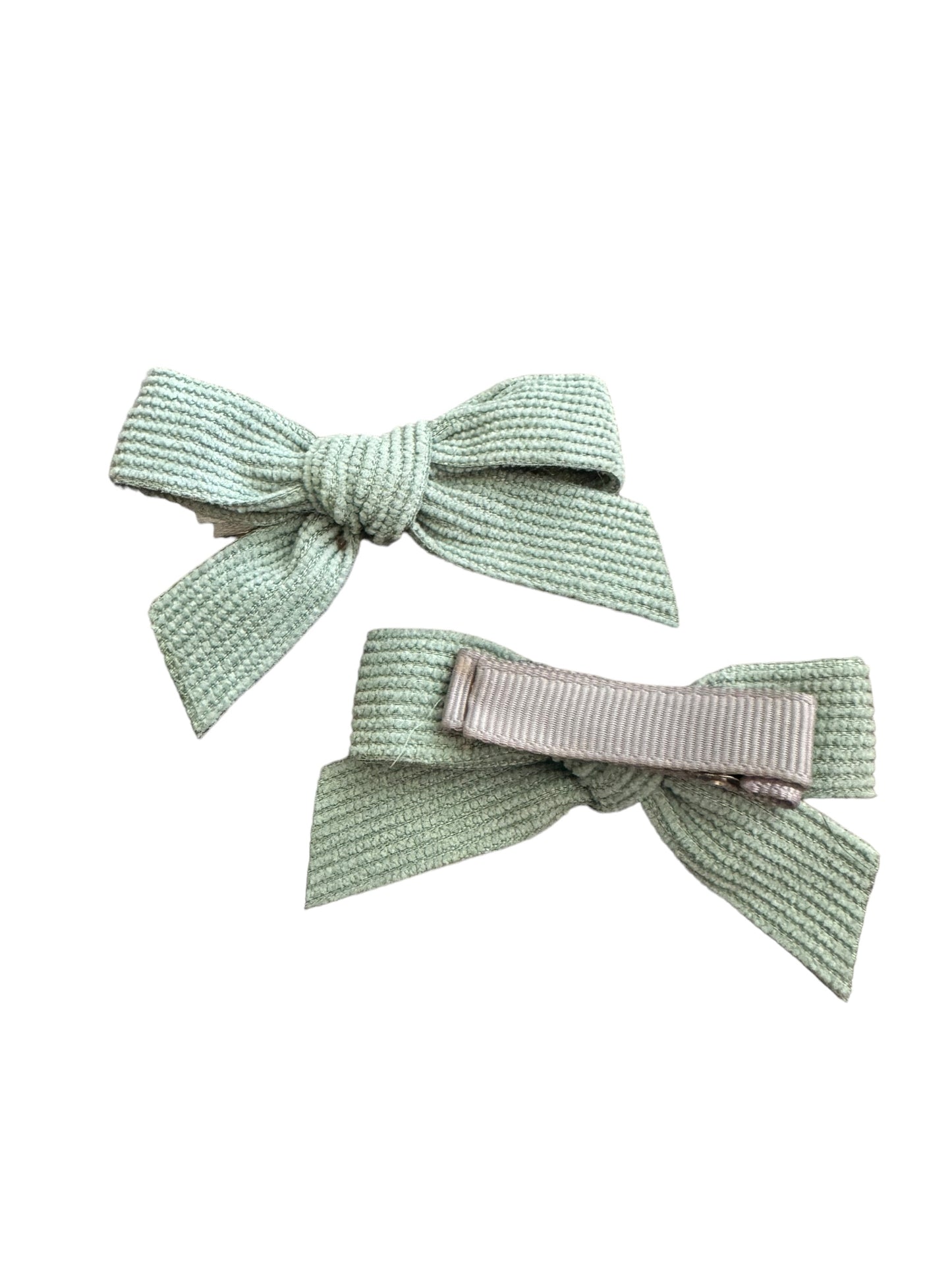 *Mini Corduroy Hair Bows