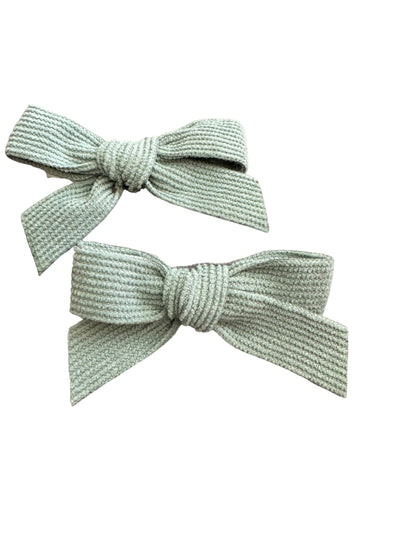 *Mini Corduroy Hair Bows