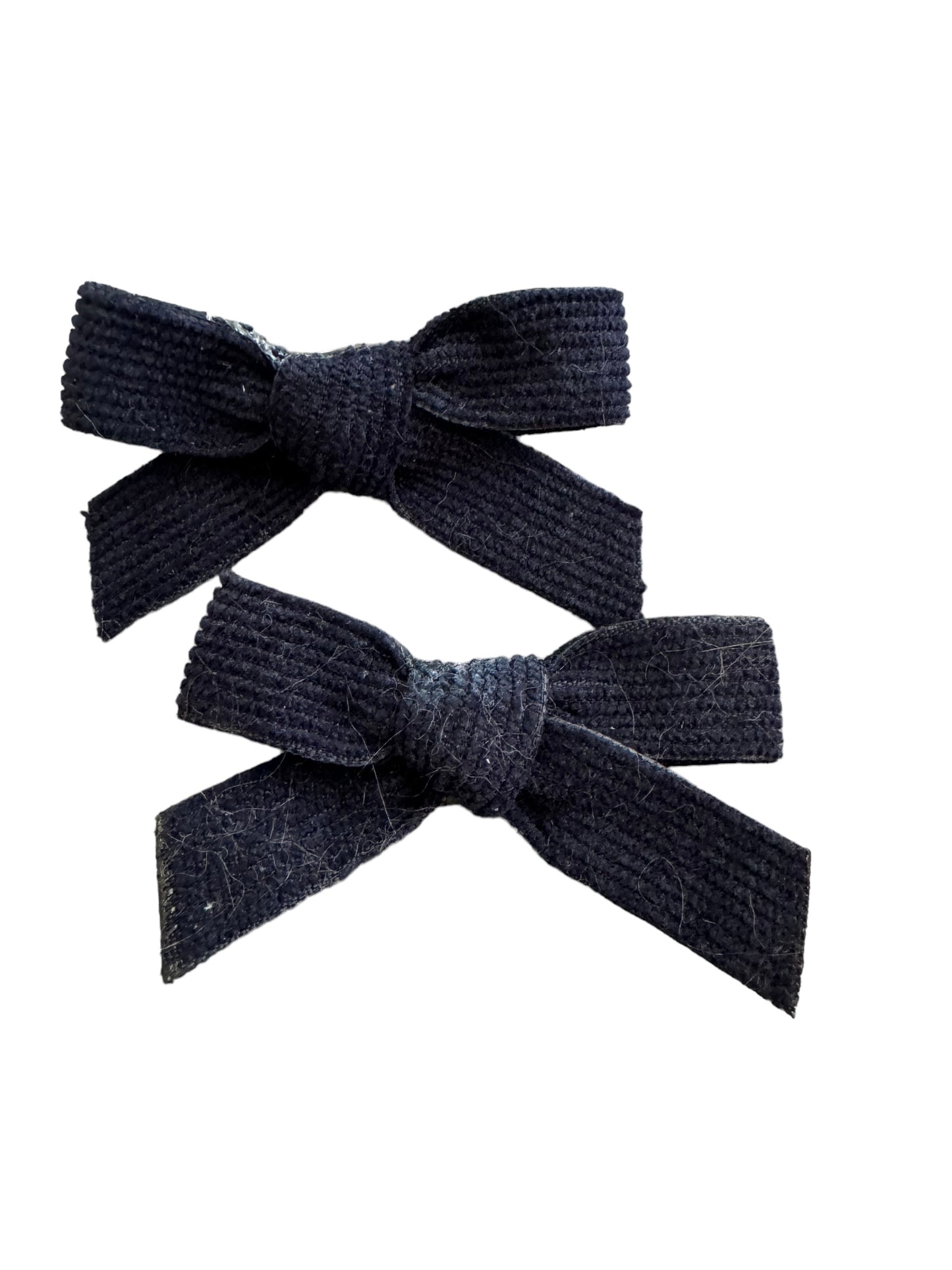 *Mini Corduroy Hair Bows