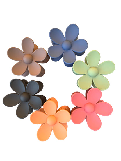 *Flower Claw Clips