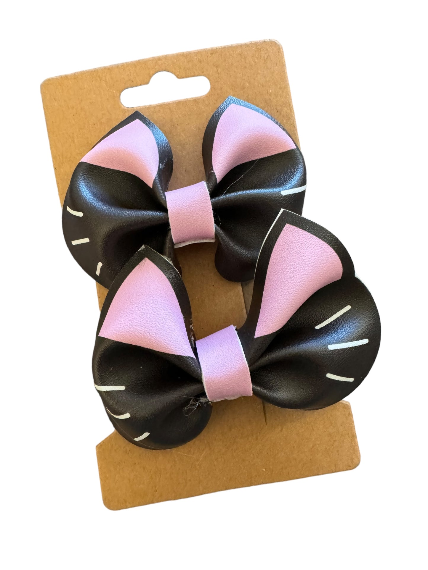 Faux Leather Halloween Bow Collection