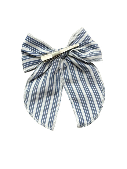 Pretty Striped Hair Bows