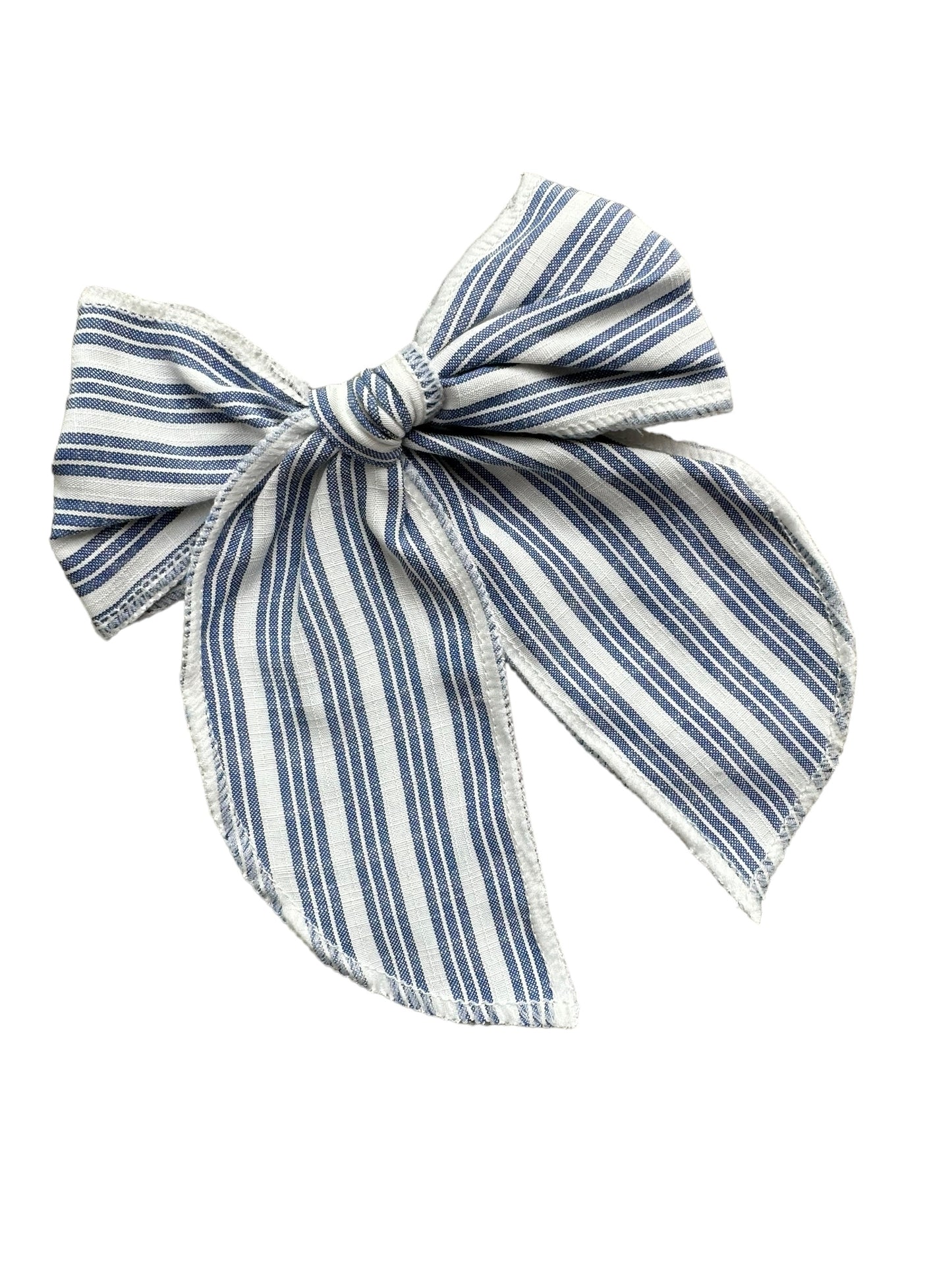 Pretty Striped Hair Bows