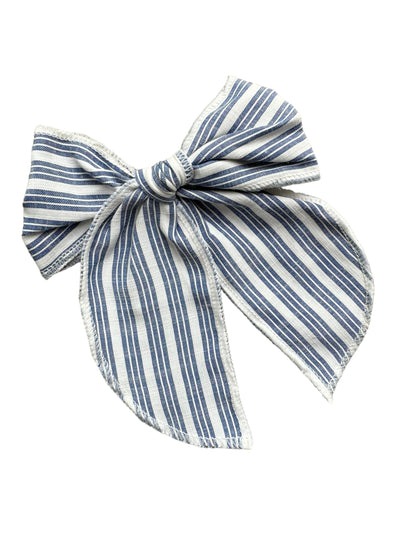 Pretty Striped Hair Bows