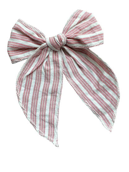 Pretty Striped Hair Bows