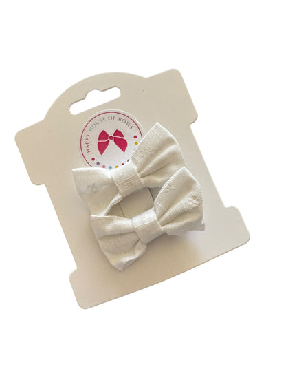 Mini Black & White Baby Hair Clips