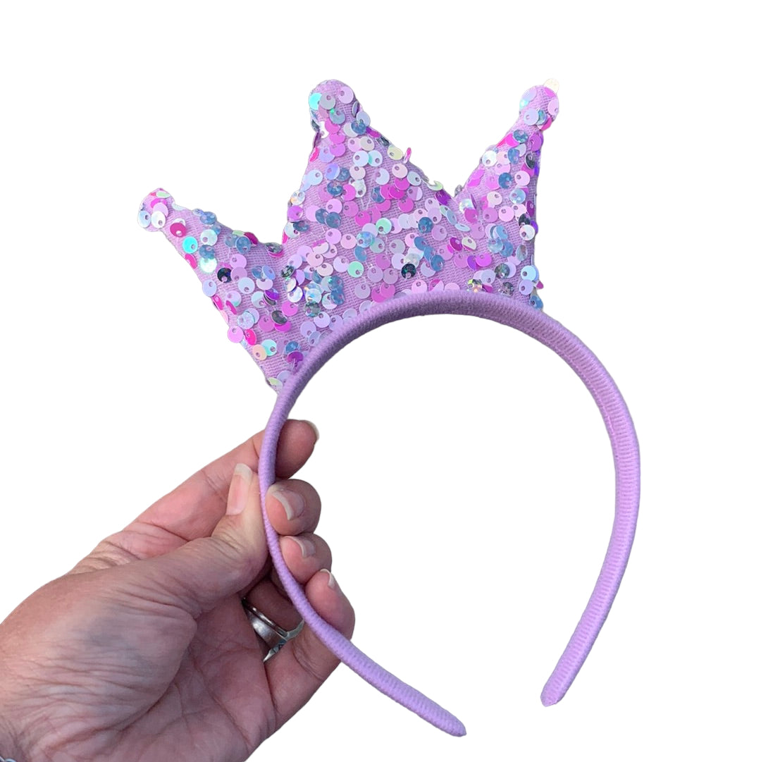 *Sequin Crown Headband Collection