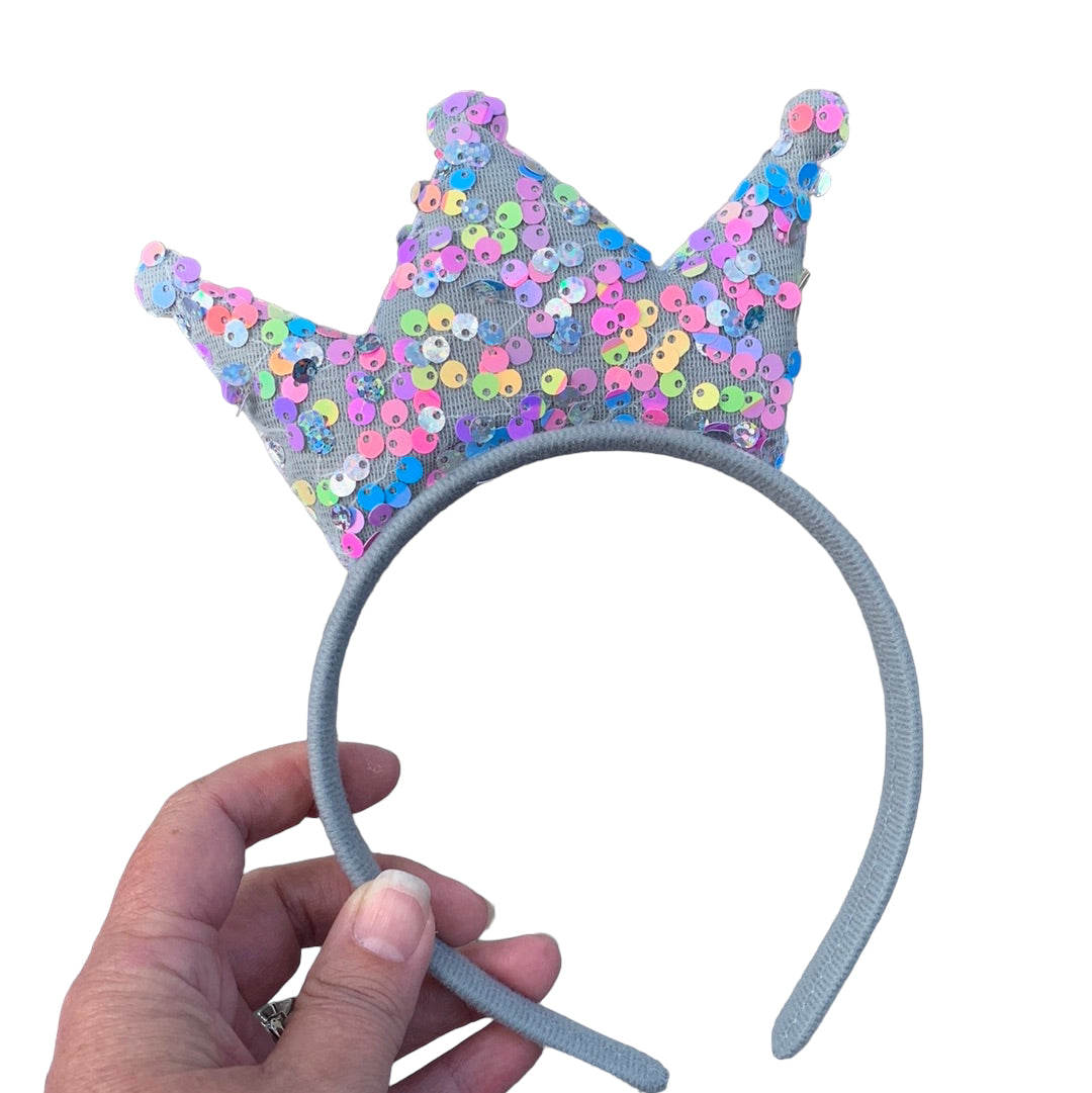 *Sequin Crown Headband Collection