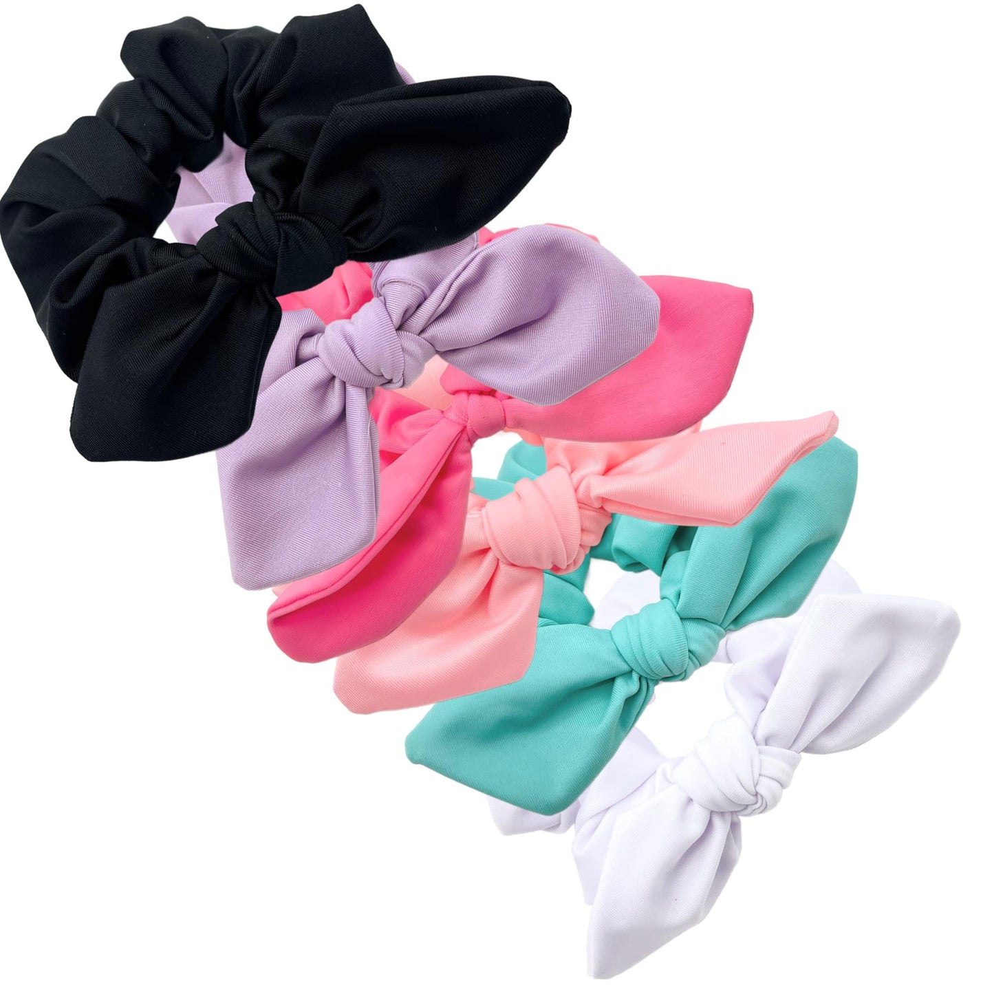 Swim Fabric Scrunchies