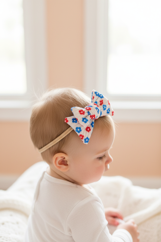 Baby Floral Bow Headband Lifestyle