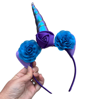 *Purple Iridescent Unicorn Headband