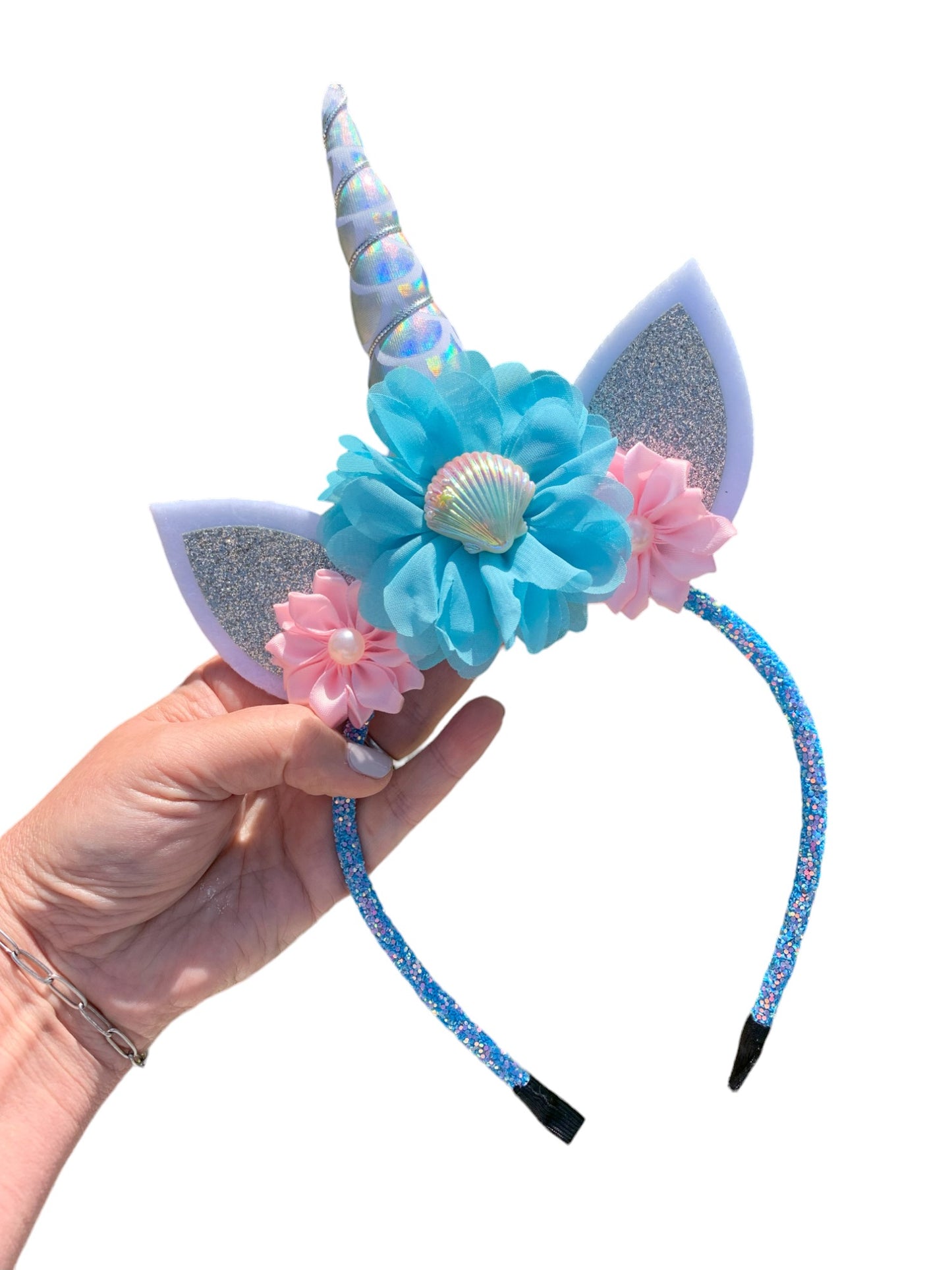 *Seashell Mermaid Unicorn Headband