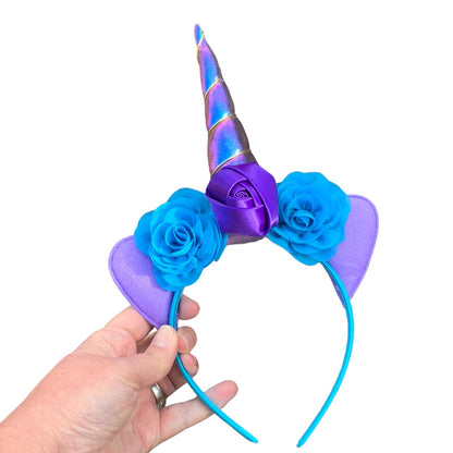 *Purple Iridescent Unicorn Headband