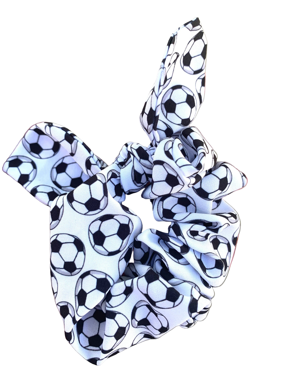 Soccer Ball Scrunchies | Premium Sports Hair Ties for  display picture 1