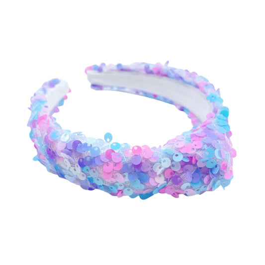 *Sequin Tie Knot Headband