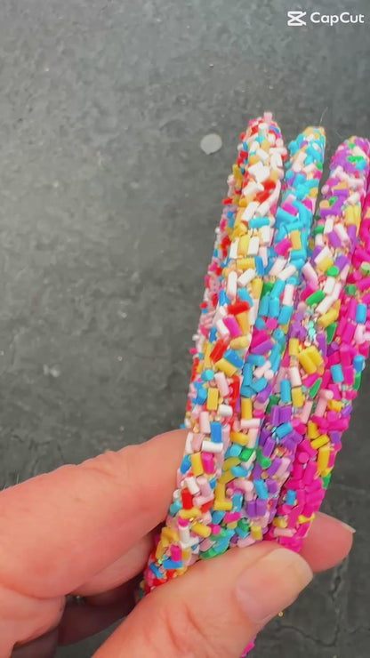 Sprinkles Thin Headbands for Girls