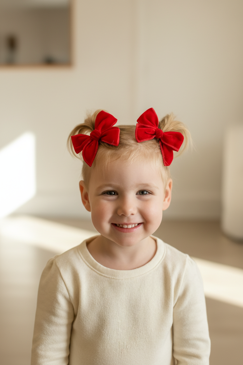 Red Satin Bow Lifestyle Photo - Generic Background