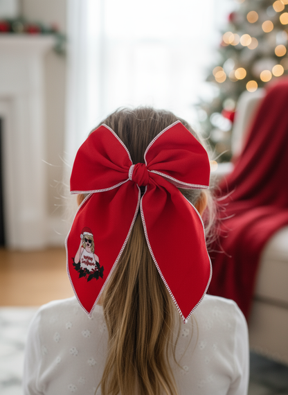 Red Swiftmas Bow Lifestyle Image