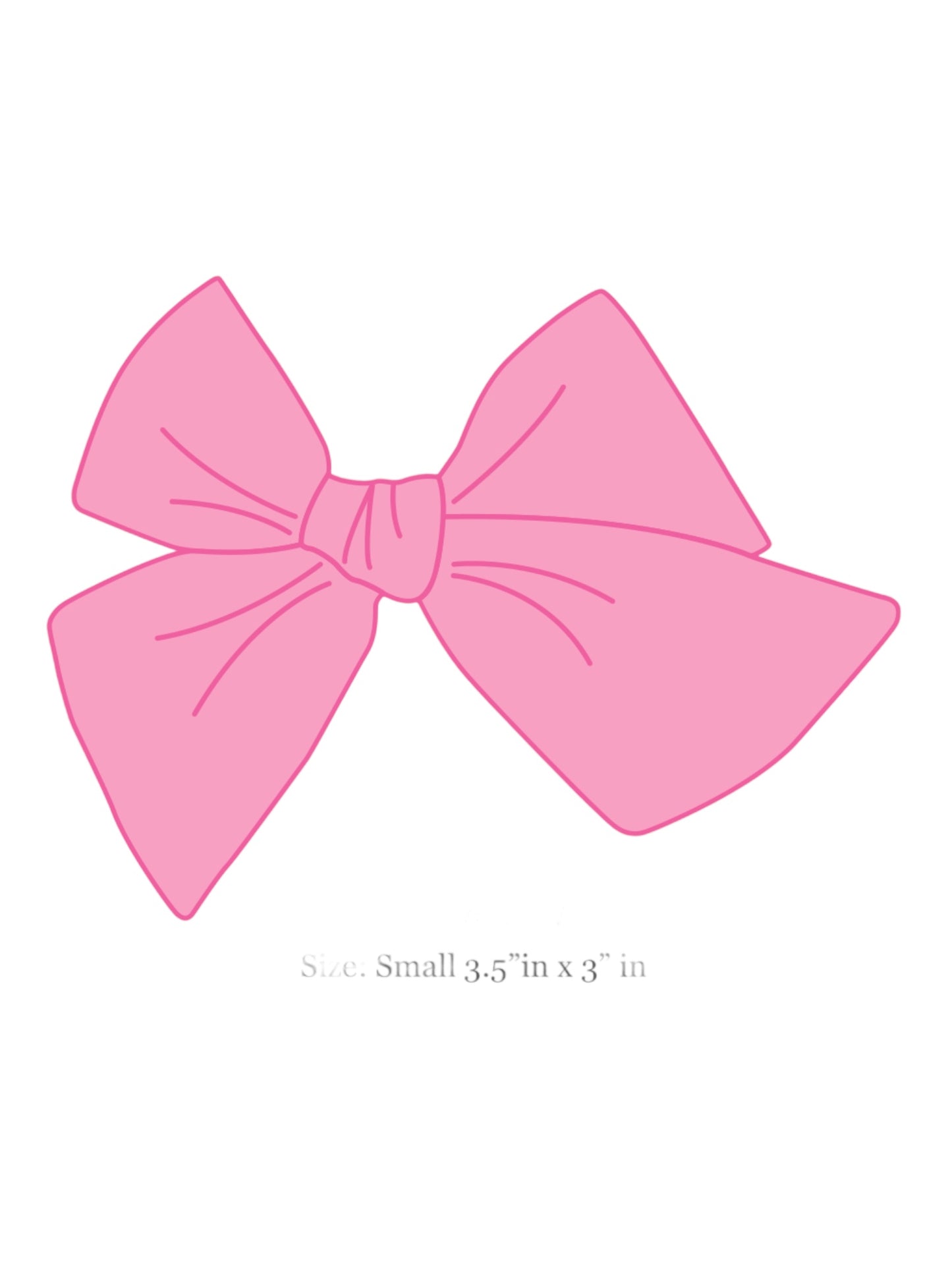 small pink bow