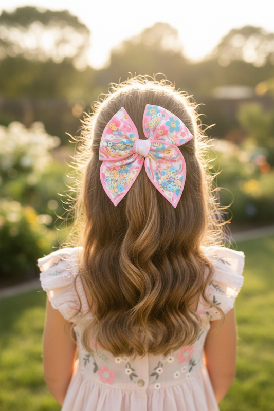 Smiling Daisy Shaker Bow Lifestyle