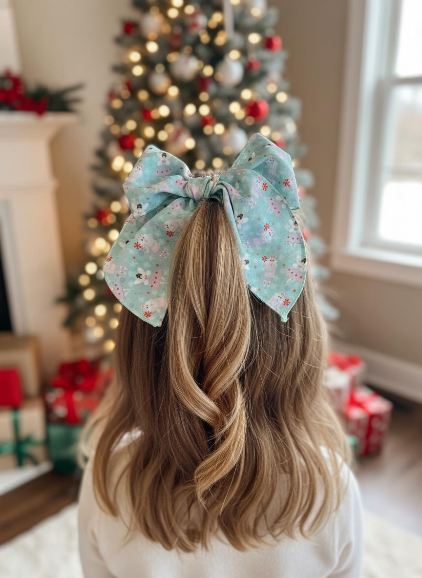 Sugar Plum Nutcracker Bow Lifestyle Image