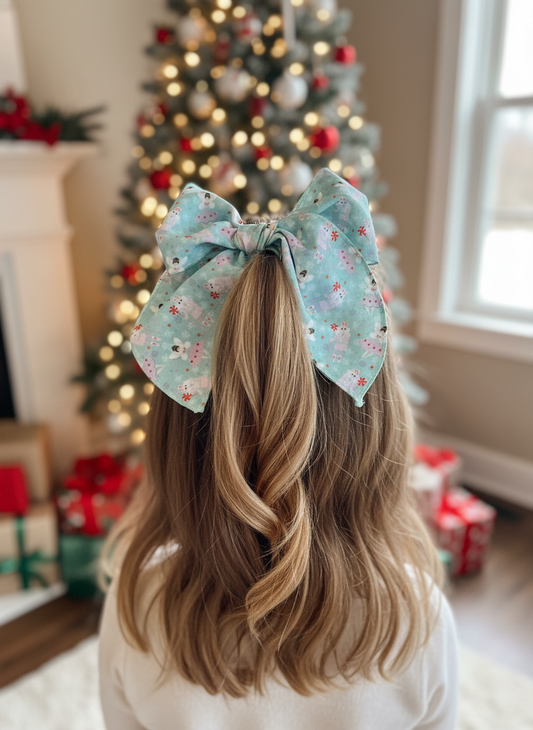 Sugar Plum Nutcracker Bow Lifestyle Image