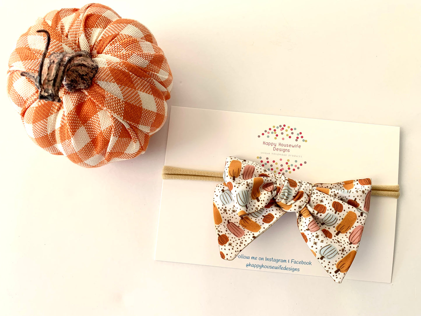 Fall Floral Hair Bows