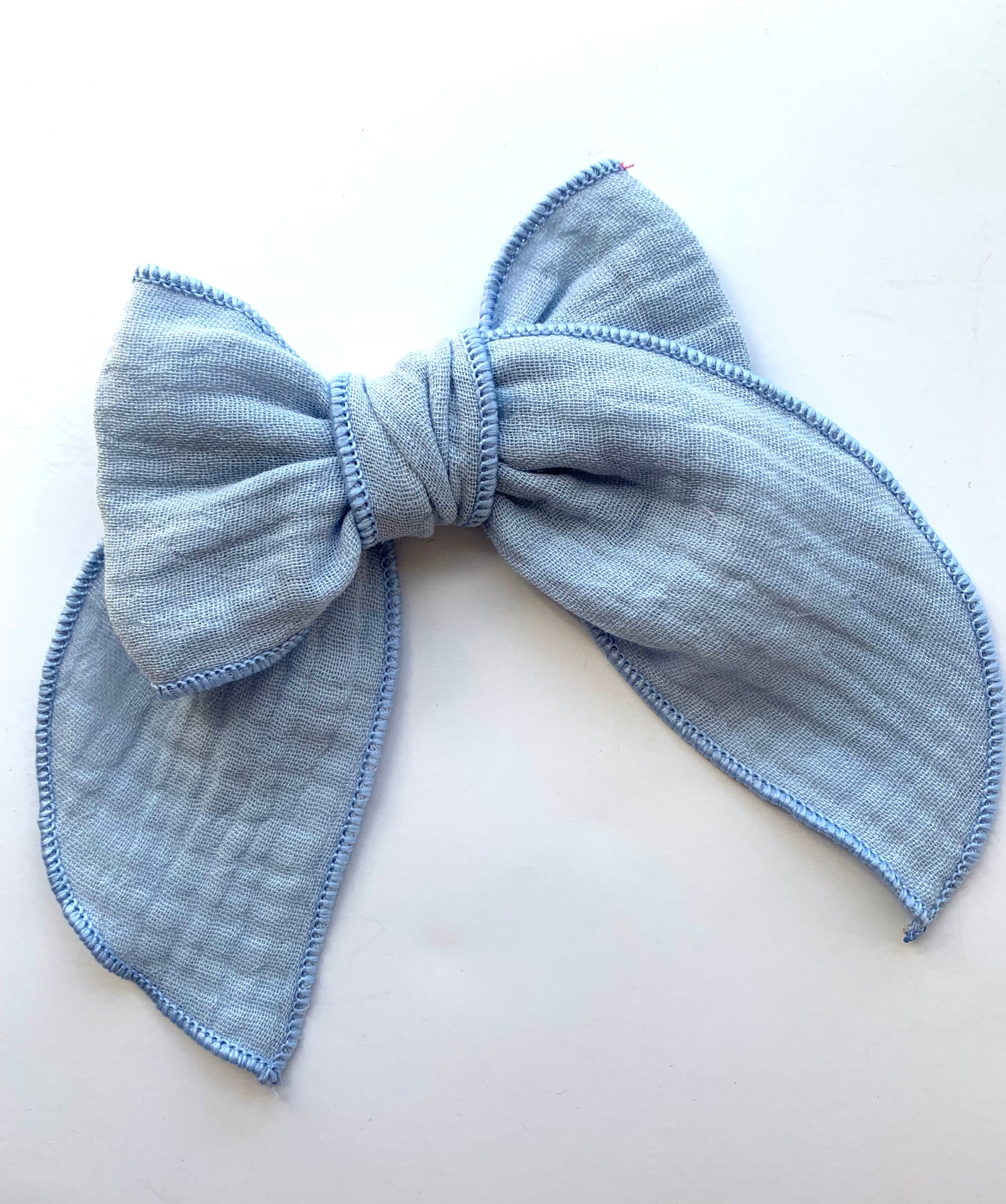 Large Muslin Hair Bows