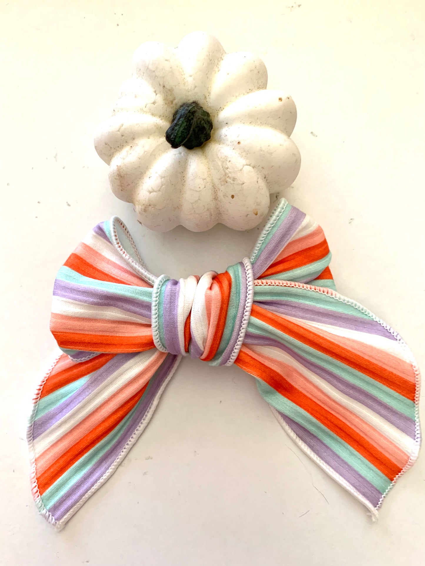 Fall Stripes Hair Bows