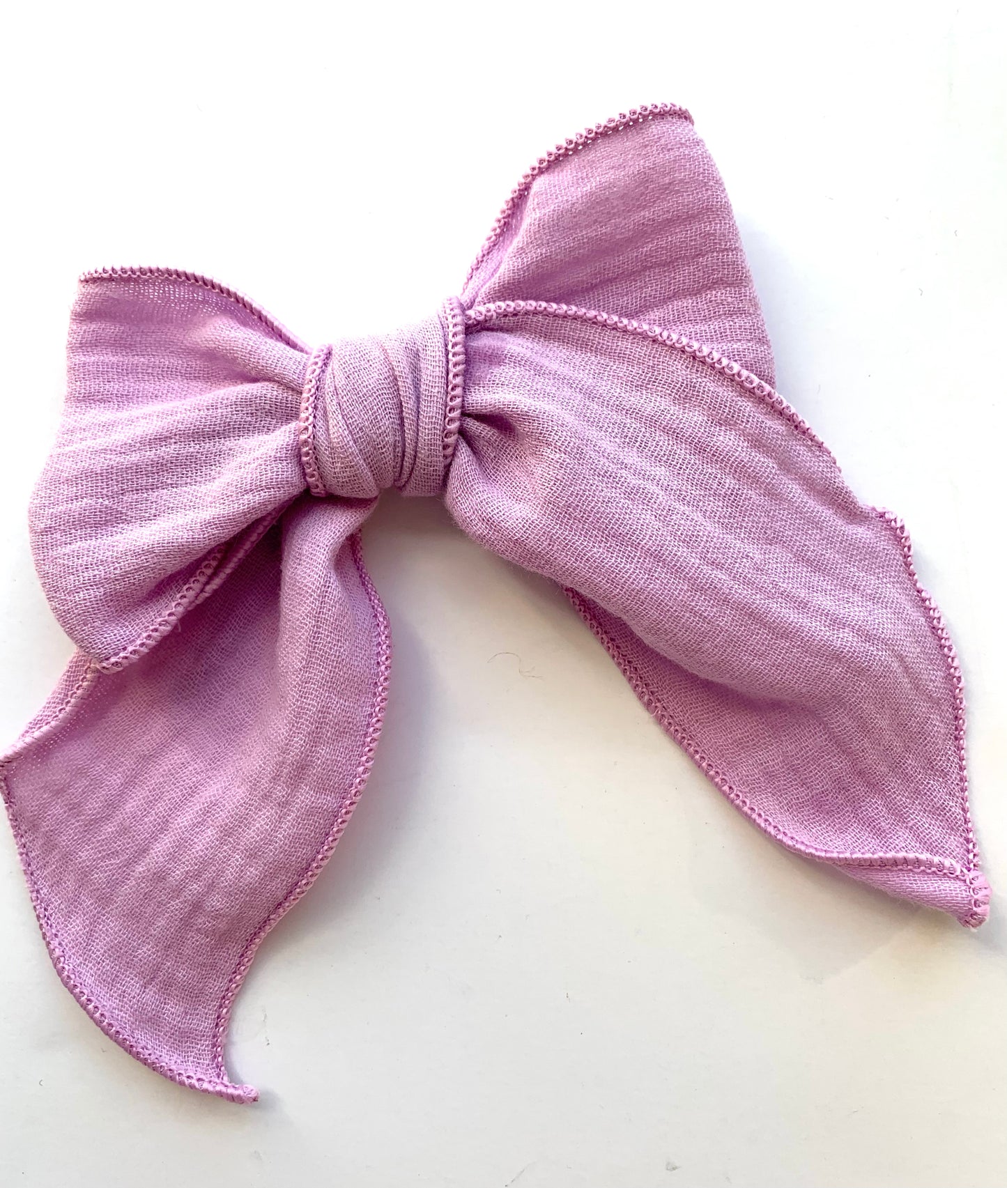 Large Muslin Hair Bows