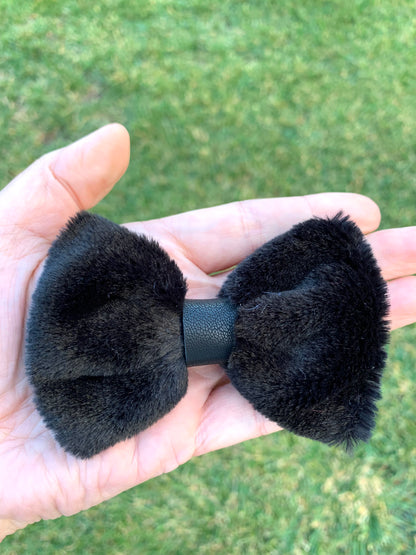 *Faux Fur Hair Bow