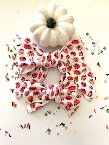 White Pumpkin Scrunchie